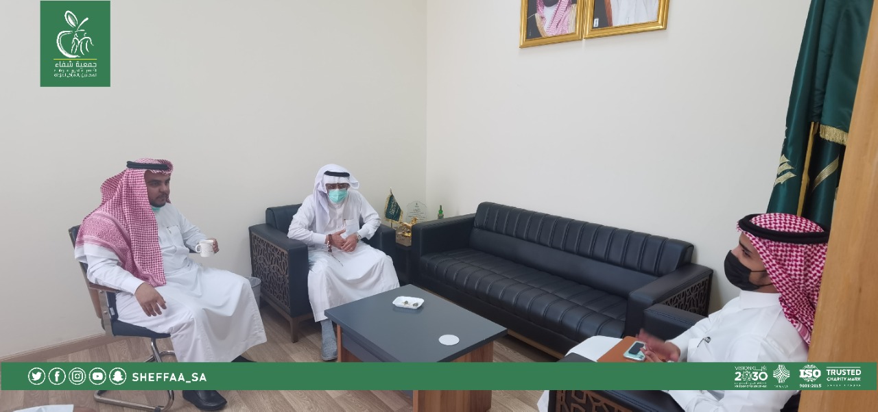 جمعية شفاء تستقبل وفد أوقاف الماجد